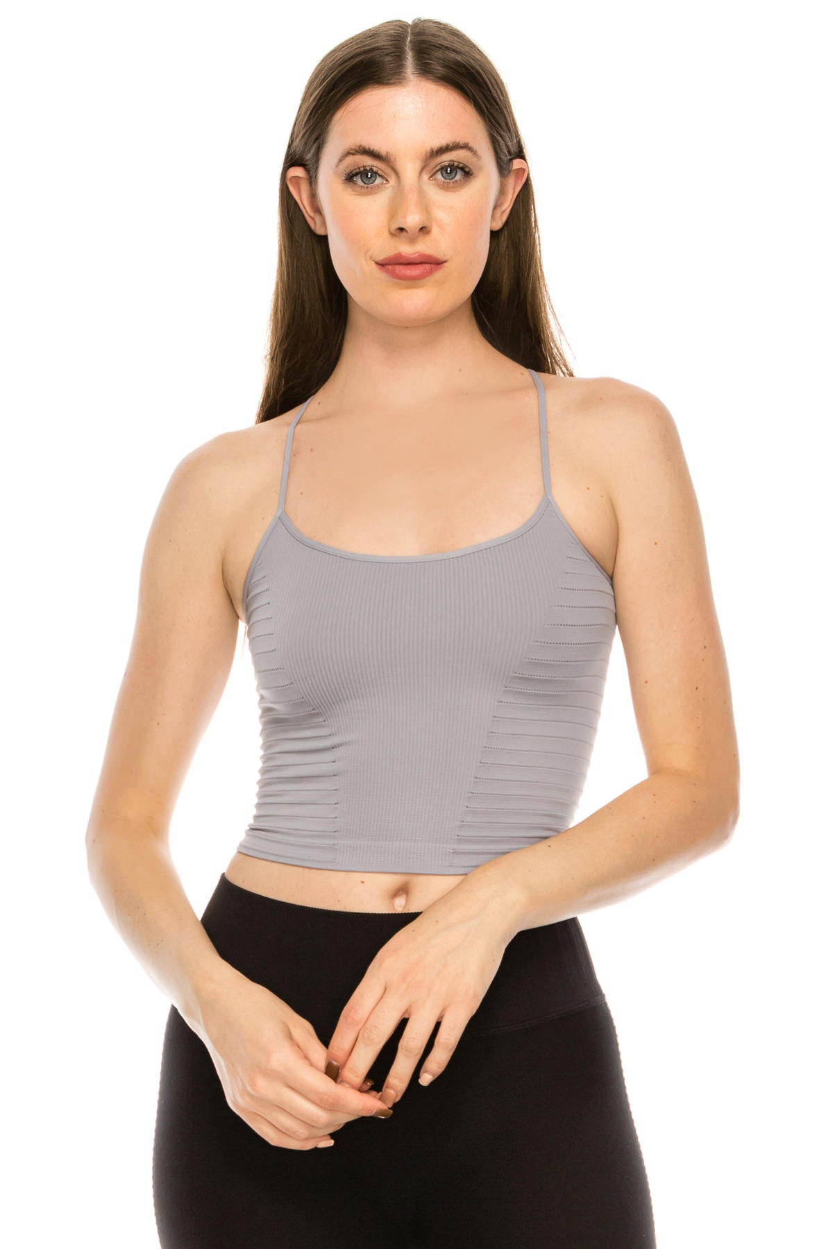 X-BACK CROP CAMI BRA TOP